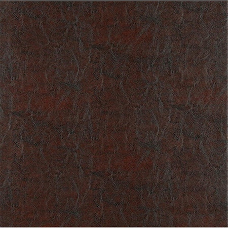 Finefabrics 54 in. Wide Burgundy, Shiny Smooth Upholstery Faux Leather FI59989